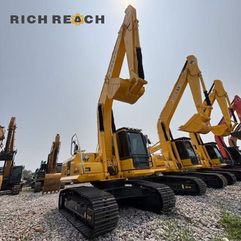 Undercarriage and tracks of a 2018 Komatsu PC200 excavator, $25,000 sale